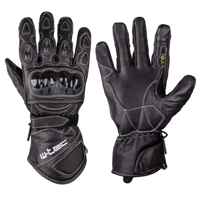 Motocyklowe rękawice W-TEC SUPREME TWG-171 - Czarny