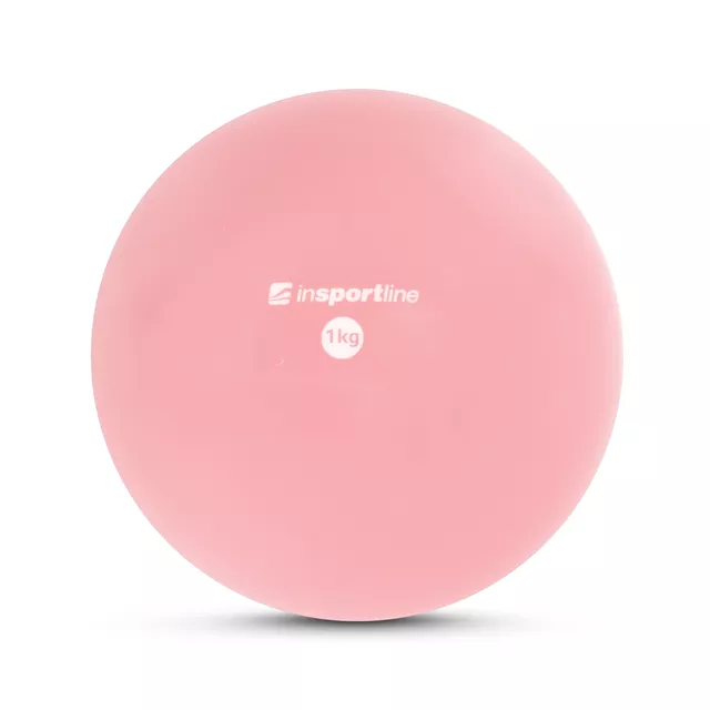 Piłka do jogi inSPORTline Yoga Ball 1 kg - Różowy - Różowy