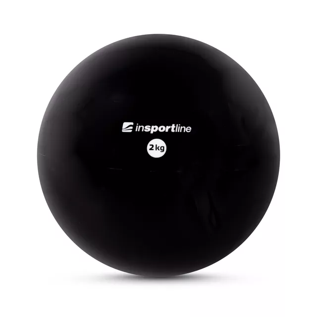 Piłka do jogi inSPORTline Yoga Ball 2 kg - Zielony - Czarny
