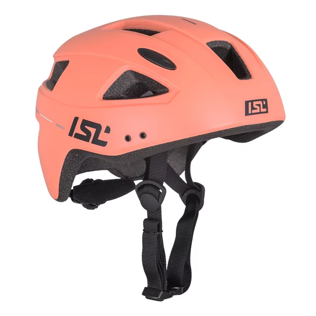 Dziecięcy kask rowerowy ISL Lumiro ∙ wyjmowana lampka LED USB-C ∙ 9 otworów wentylacyjnych ∙ regulacja pokrętłem ∙ In-Mold - Neon Yellow
