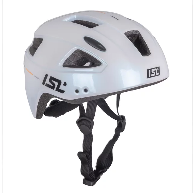 Dziecięcy kask rowerowy ISL Lumiro ∙ wyjmowana lampka LED USB-C ∙ 9 otworów wentylacyjnych ∙ regulacja pokrętłem ∙ In-Mold - Neon Yellow