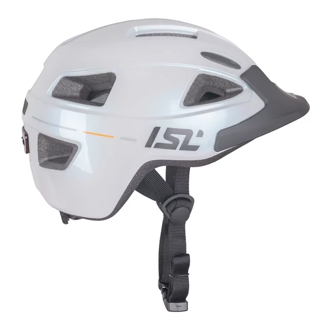 Dziecięcy kask rowerowy ISL Lumiro ∙ wyjmowana lampka LED USB-C ∙ 9 otworów wentylacyjnych ∙ regulacja pokrętłem ∙ In-Mold - Neon Yellow