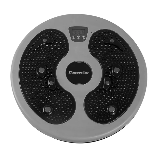 Twister do ćwiczeń inSPORTline Digital ∙ wyświetlacz LCD ∙ punkty magnetyczne ∙ 0,7 kg ∙ kompaktowy - Czarno-mentolowy
