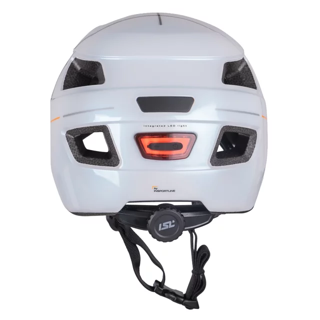 Dziecięcy kask rowerowy ISL Lumiro ∙ wyjmowana lampka LED USB-C ∙ 9 otworów wentylacyjnych ∙ regulacja pokrętłem ∙ In-Mold - Neon Yellow