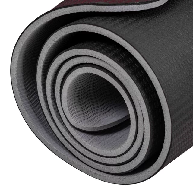 Mata do ćwiczeń inSPORTline Kikami 180x61x0,8 cm ∙ z otworami do zawieszenia ∙ antypoślizgowa ∙ z paskiem transportowym ∙ odporna na pot i wodę