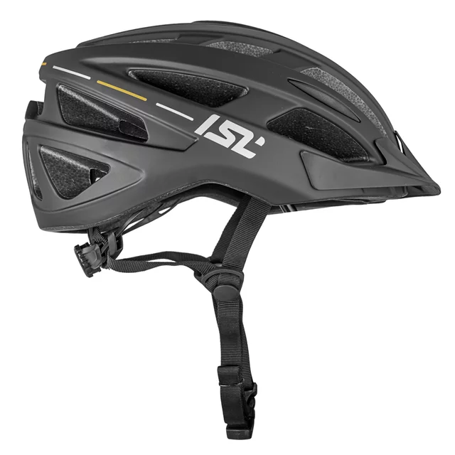 Kask rowerowy inSPORTline Winsdor ∙ nowoczesny design ∙ technologia in-mold ∙ zdejmowany daszek ∙ wysoka wentylacja - Matowa biel/przydymiony róż