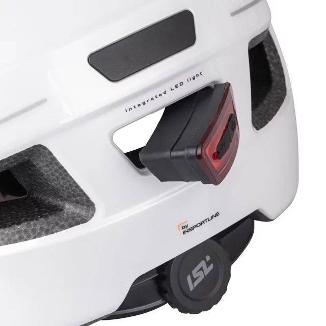 Dziecięcy kask rowerowy ISL Lumiro ∙ wyjmowana lampka LED USB-C ∙ 9 otworów wentylacyjnych ∙ regulacja pokrętłem ∙ In-Mold