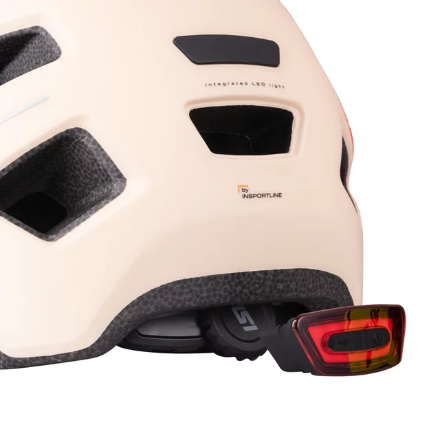 Kask rowerowy dziecięcy 2w1 inSPORTline Lumitto ∙ z lampką LED ∙ technologia in-mold ∙ regulacja pokrętłem ∙ 9 otworów wentylacyjnych