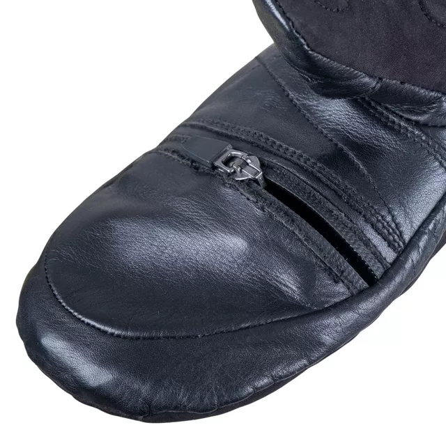 Rękawice podgrzewane W-TEC HEATflip 2w1 ∙ bateria 2000 mAh ∙ 3 tryby grzania ∙ wodoodporne ∙ dotyk ∙ elementy odblaskowe ∙ termoizolacja - Czarny