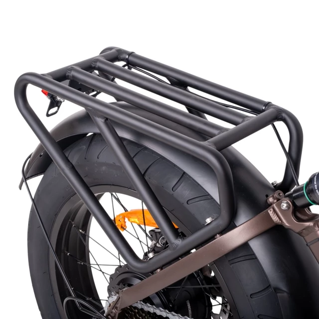 Składany rower elektryczny typu fat bike inSPORTline ISL Baxom 840Wh 20" - Deep Coffee