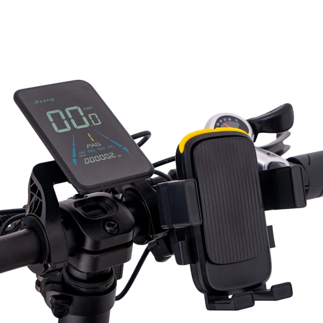 Składany rower elektryczny typu fat bike inSPORTline ISL Baxom 840Wh 20" - Deep Coffee
