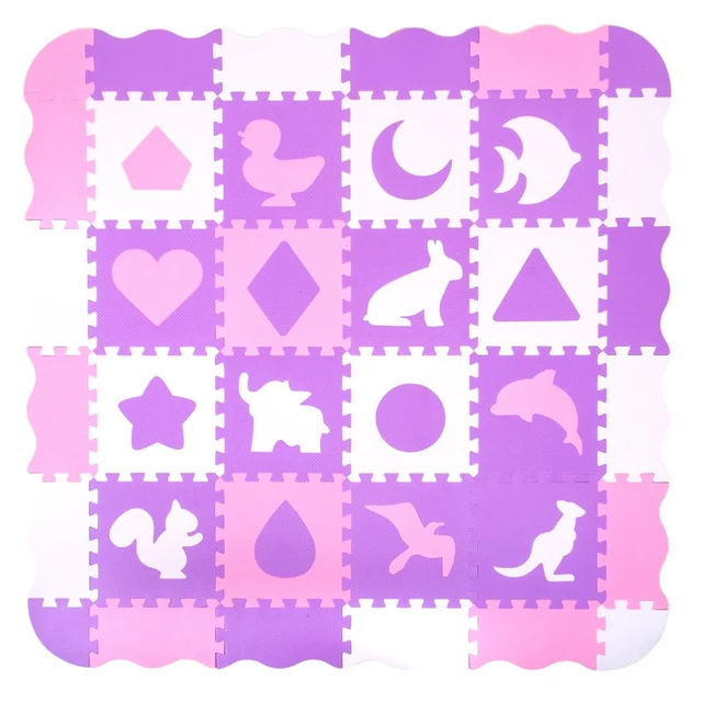 Puzzle piankowe mata dla dzieci inSPORTline Burgino 30,5x30,5x1 cm, 36 szt.