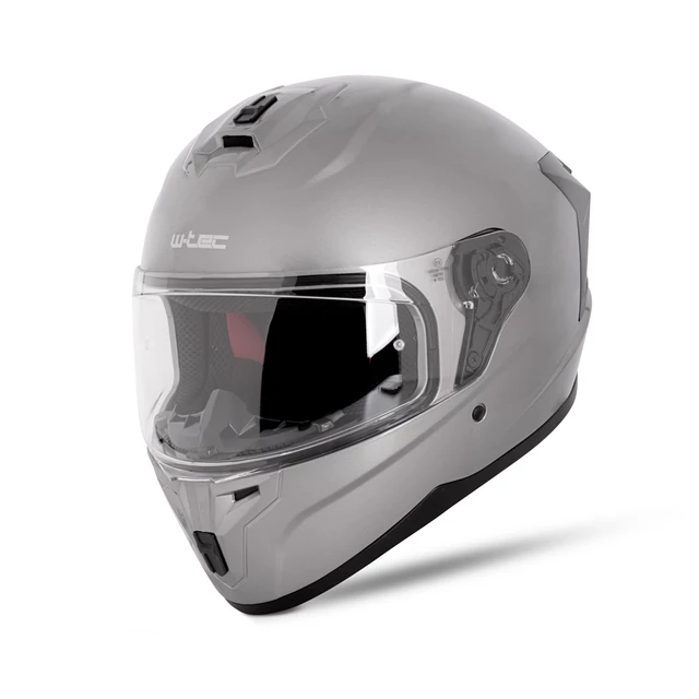 Kask motocyklowy turystyczny pełny W-TEC Buenaventa - Matt.czarny - szary połysk
