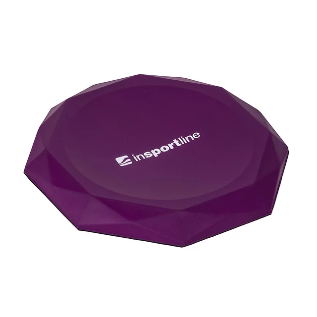 Podkładka fitness pod kolana inSPORTline Octazone 18x18x2 cm ∙ anatomiczna ∙ gęsta pianka PU ∙ amortyzacja wstrząsów ∙ ochrona stawów - Czarny