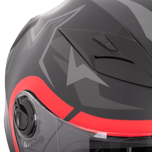 Kask motocyklowy otwarty W-TEC Barcela Vermella - Czarno-szary