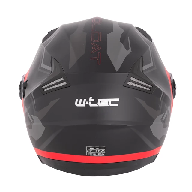 Kask motocyklowy otwarty W-TEC Barcela Vermella - Czarno-szary