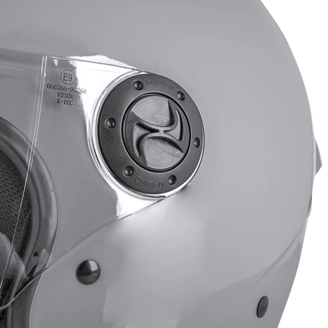 Kask motocyklowy otwarty W-TEC Baraldo - Matowy szary