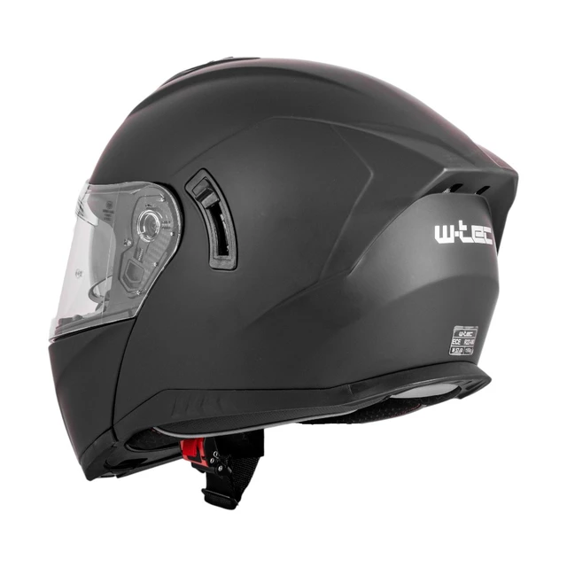 Kask motocyklowy pełny Flip-Up W-TEC Benidor - Biały błyszczący