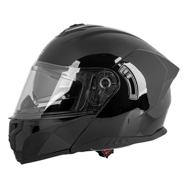 Kask motocyklowy pełny Flip-Up W-TEC Benidor - Biały błyszczący