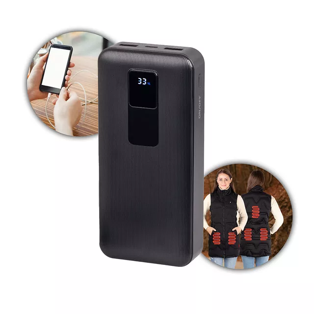 Powerbank PD QC z USB-C i wyświetlaczem inSPORTline PowerTwenty 20000 mAh