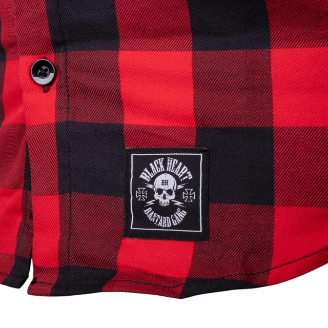 Stylowa koszula W-TEC Black Heart Respector - Szary