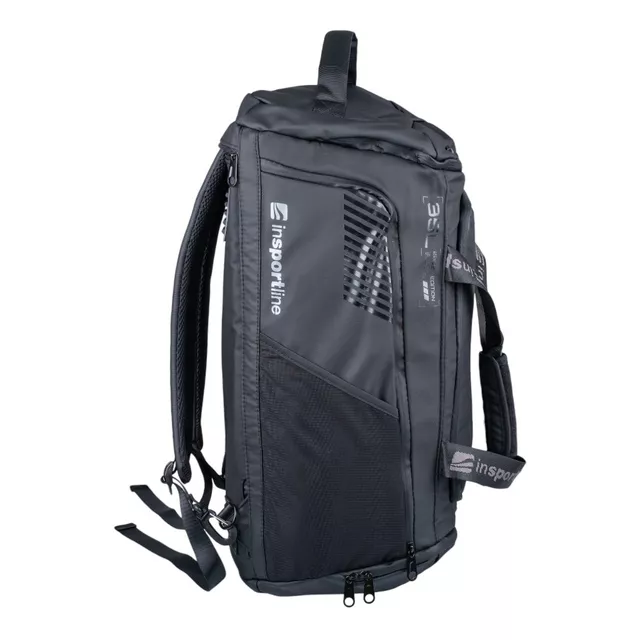 Wielofunkcyjna torba sportowa inSPORTline Cavesso 35L ∙ wodoodporna ∙ 2w1 z funkcją plecaka ∙ komora na laptopa ∙ oddzielna na buty ∙ zamek szyfrowy