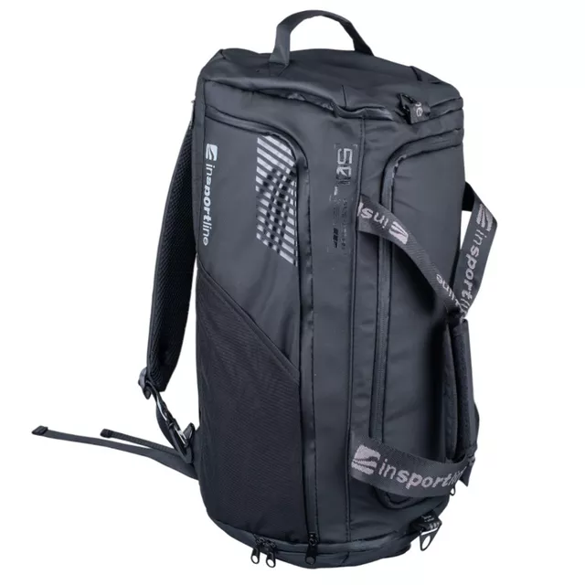 Torba sportowa 2w1 inSPORTline Cavesso 50 l ∙ wielofunkcyjna ∙ wodoodporna ∙ z kieszenią na laptop ∙ komora na buty ∙ zamek szyfrowy