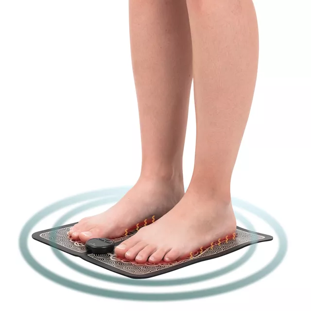 Mata do masażu stóp EMS inSPORTline Axono ∙ 8 trybów ∙ 19 poziomów intensywności ∙ pilot zdalnego sterowania ∙ akumulator