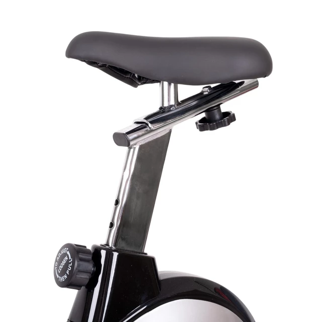 Rower treningowy magnetyczny inSPORTline Klegan - Czarno-srebrny