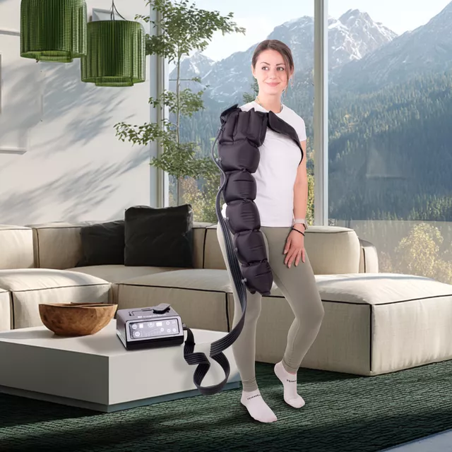 Rękaw kompresyjny na rękę do drenażu limfatycznego inSPORTline M 88x50 cm