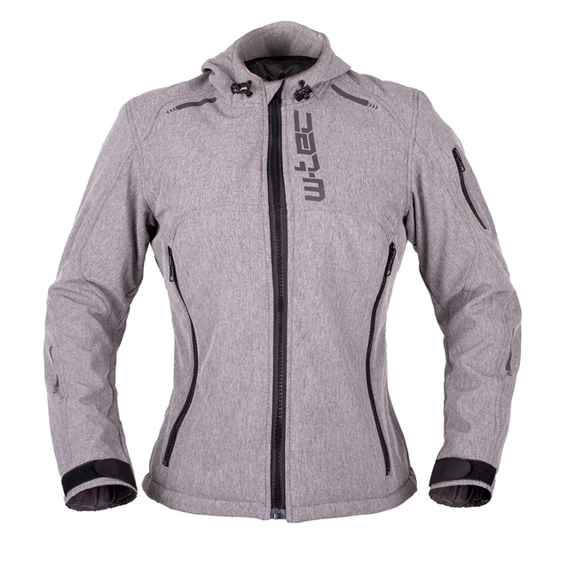 Damska kurtka motocyklowa softshell W-TEC Algenia - Szary - Szary