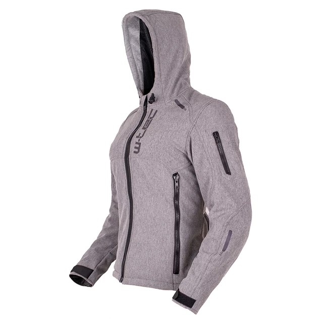 Damska kurtka motocyklowa softshell W-TEC Algenia - Szary