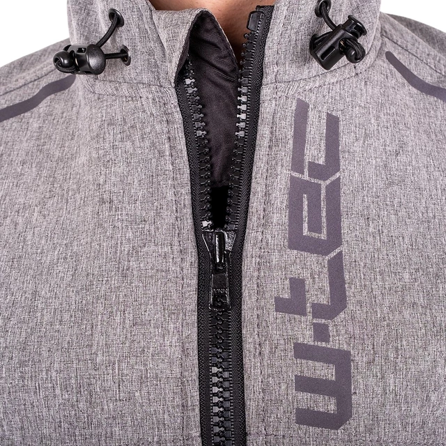 Damska kurtka motocyklowa softshell W-TEC Algenia - Szary