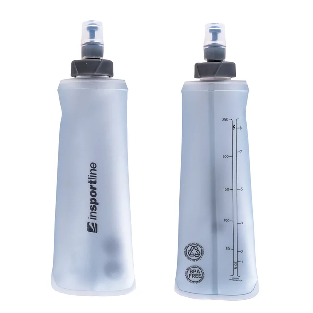 Składana sportowa butelka inSPORTline Hydroquick 250 ∙ pojemność 250 ml ∙ waga 25 g  ∙ bez BPA