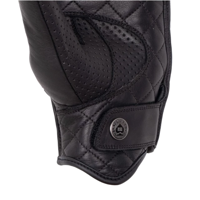 Skórzane rękawice motocyklowe W-TEC Black Heart Rookah - Czarny