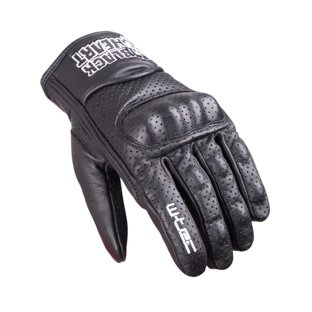 Skórzane rękawice motocyklowe W-TEC Black Heart Rookah - Czarny