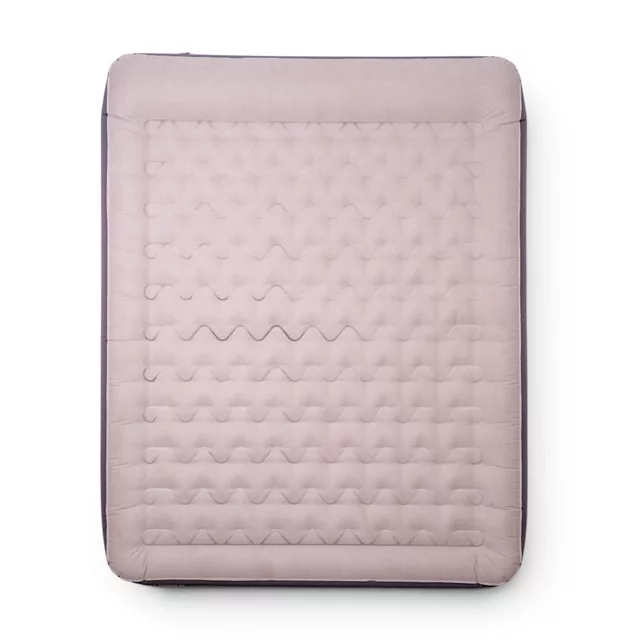 Dwuosobowy materac dmuchany inSPORTline Valkon Duo 192x151x22 cm ∙ pompka elektryczna ∙ nośność 300 kg ∙ powierzchnia welurowa