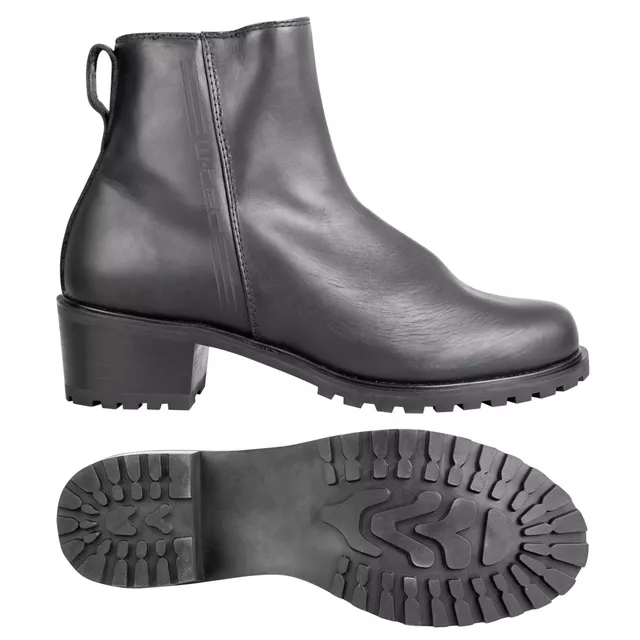 Damskie skórzane buty motocyklowe W-TEC Coregia - Czarny