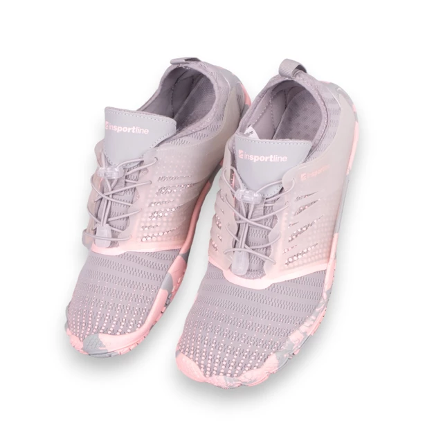 Buty kąpielowe do wody jeżowce inSPORTline Solaric Lady - Szaro-różowy