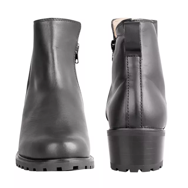 Damskie skórzane buty motocyklowe W-TEC Coregia - Czarny