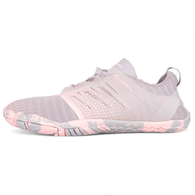 Buty kąpielowe do wody jeżowce inSPORTline Solaric Lady - Szaro-różowy
