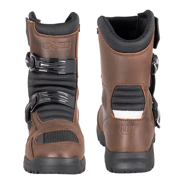 Buty motocyklowe W-TEC Lougamax CE ∙ skóra naturalna ∙ certyfikat CE ∙ wodoodporne ∙ ochraniacze kostek