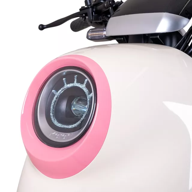 Skuter elektryczny Keren Beike 10" - brązowo-czerwony