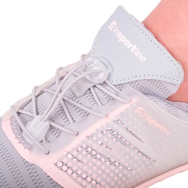 Buty kąpielowe do wody jeżowce inSPORTline Solaric Lady - Szaro-różowy