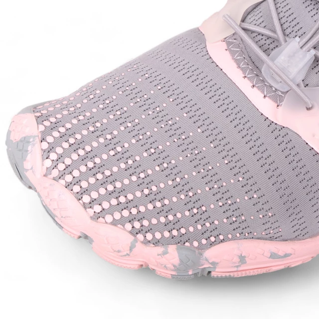 Buty kąpielowe do wody jeżowce inSPORTline Solaric Lady - Szaro-różowy