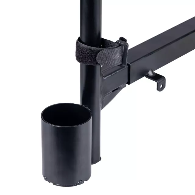 Uchwyt na laskę do elektrycznego wózka czterokołowego inSPORTline Antun ∙ solidna metalowa konstrukcja ∙ dwa paski na rzep ∙ łatwy montaż śrubami