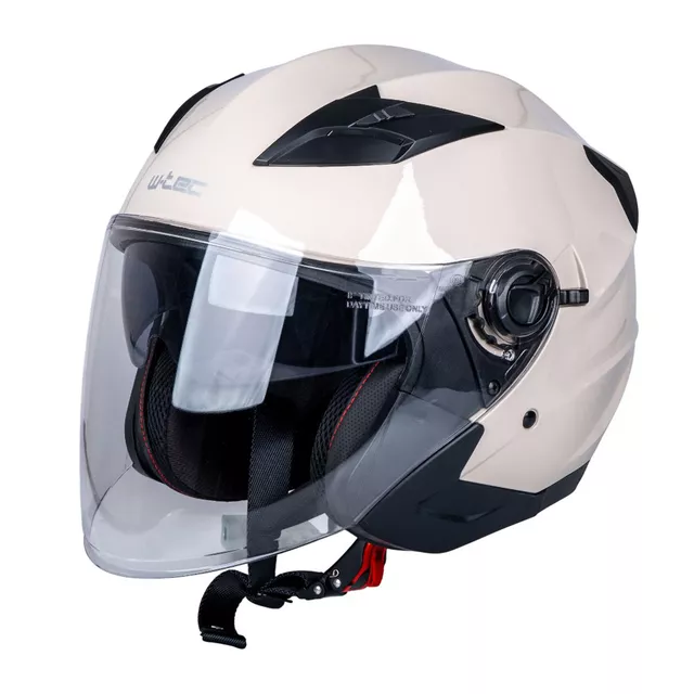 Kask motocyklowy otwarty W-TEC Barcela Bufalo ∙ blenda przeciwsłoneczna ∙ regulowana wentylacja ∙ homologacja ECE 22.06