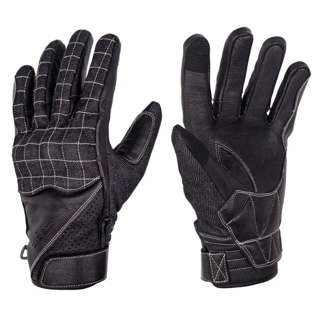 Letnie rękawice motocyklowe W-TEC Honver - Czarny