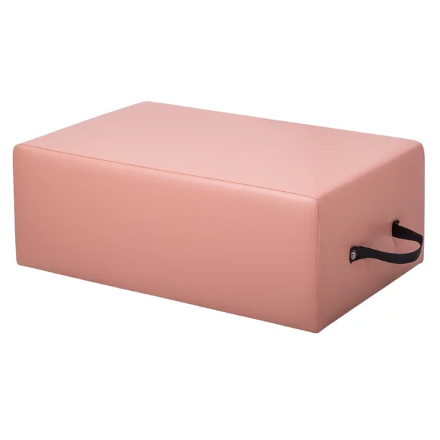 Zapasowy box do pilatesu do reformera inSPORTline Oquiler ∙ 2 uchwyty ∙ drewno/pianka/mikrofibra ∙ 5,8 kg - Różowy