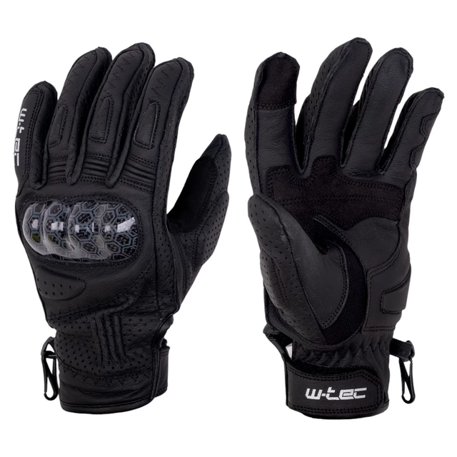Skórzane rękawice motocyklowe W-TEC Binaluck